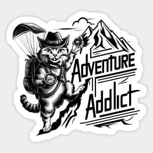 Adventure Addict Sticker